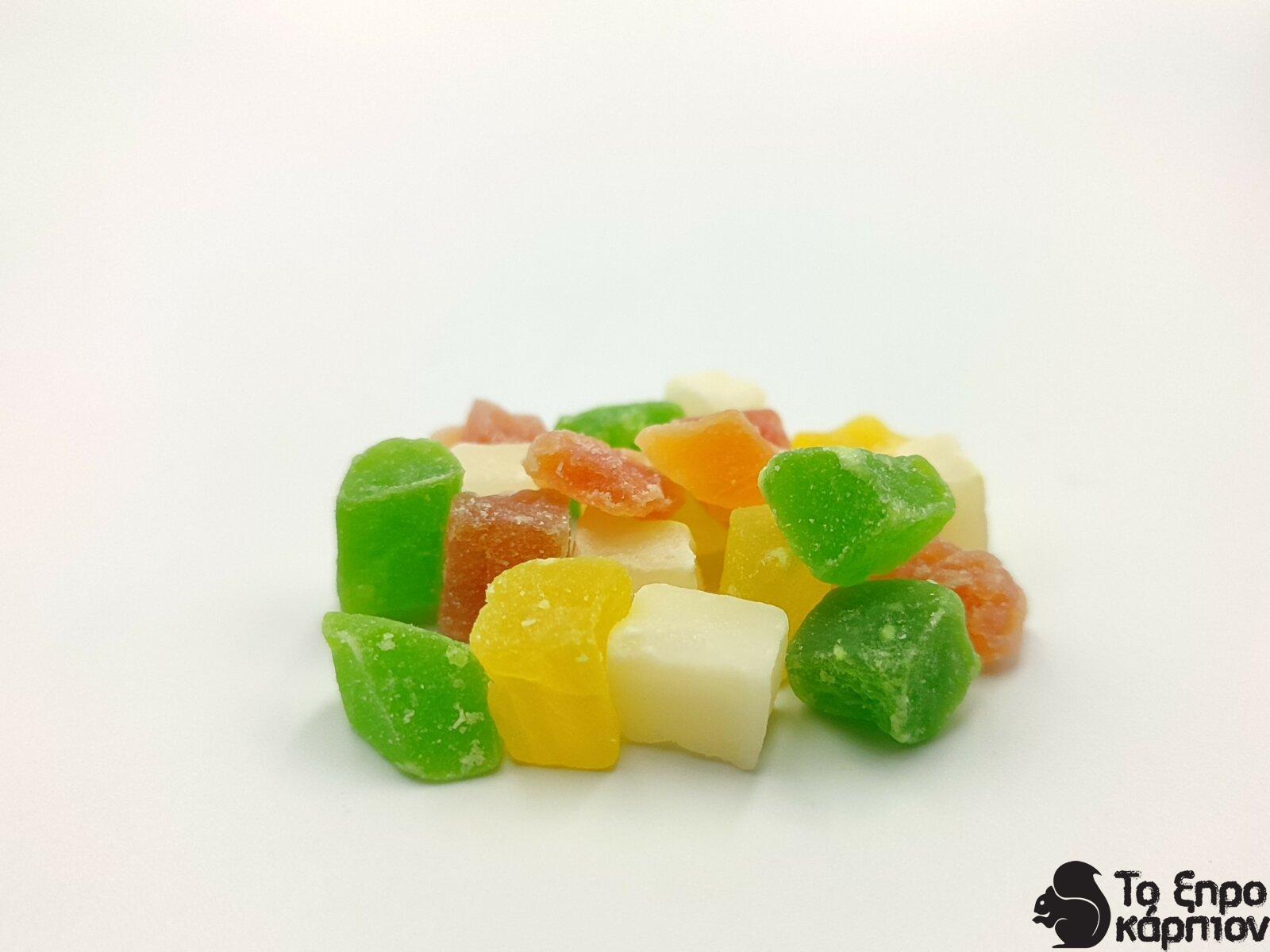 Κοκτέιλ αποξηραμένων φρούτων σε κυβάκια Κοκτέιλ αποξηραμένων φρούτων σε κυβάκια