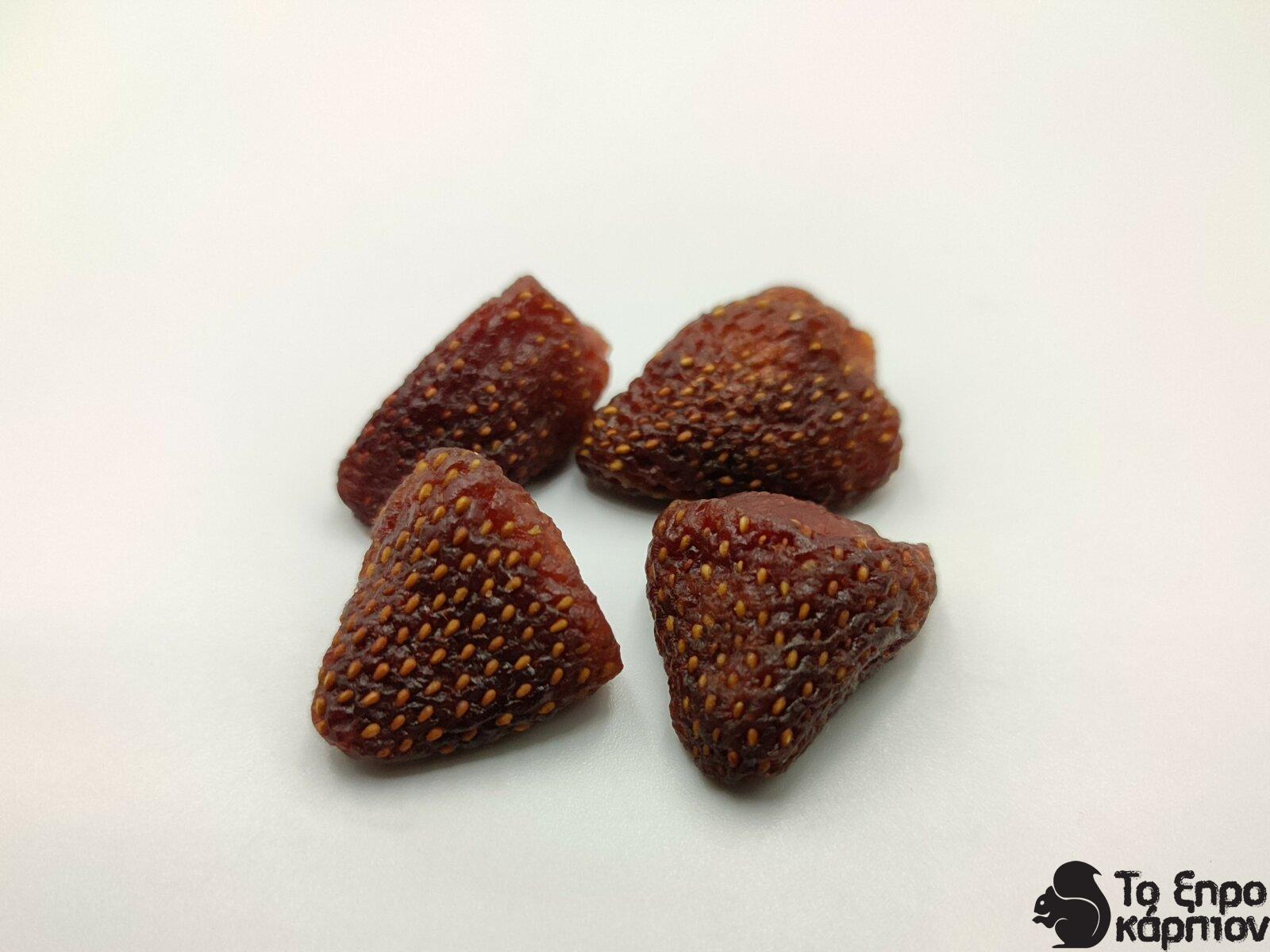 Φράουλα αποξηραμένη χωρίς ζάχαρη Φράουλα αποξηραμένη χωρίς ζάχαρη